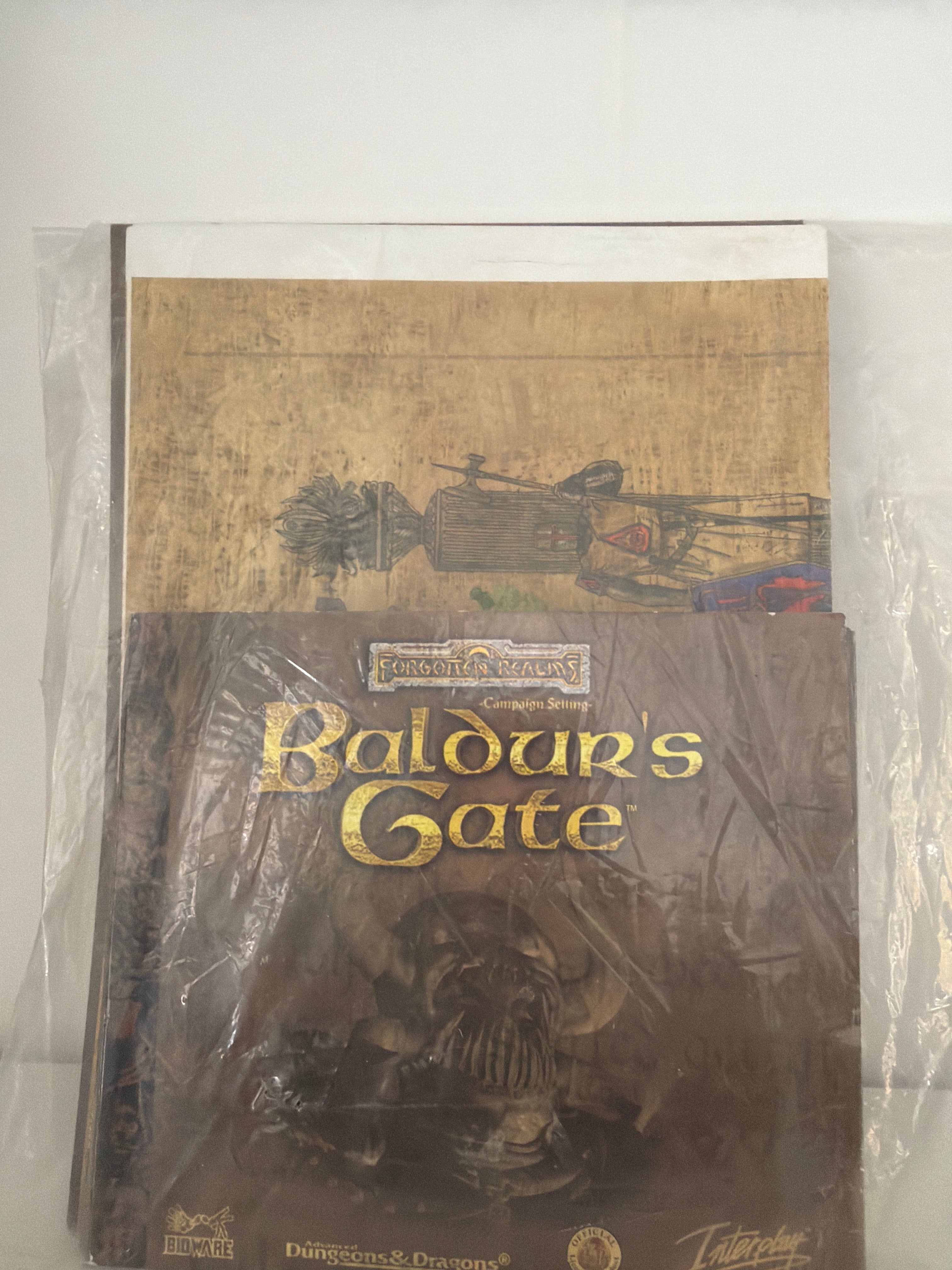 Baldur’s Gate Originale Per Pc, Edizione Italiana Interplay/bioware. Completo Di 5 Cd