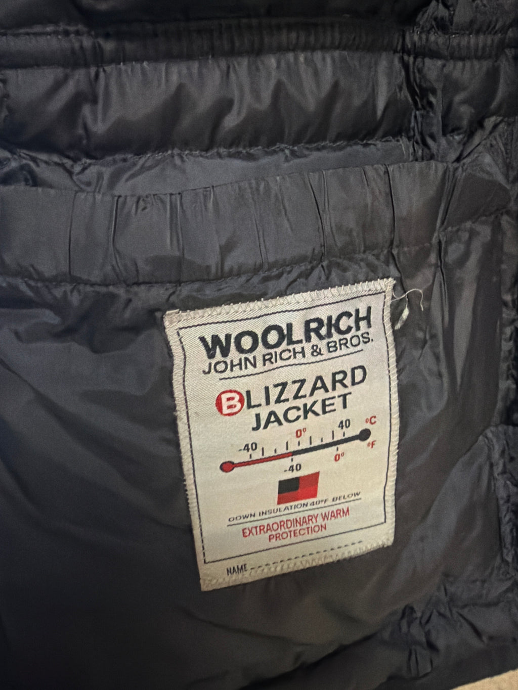 Woolrich John Rich & Bros. Blizzard Jacket – Blu Navy