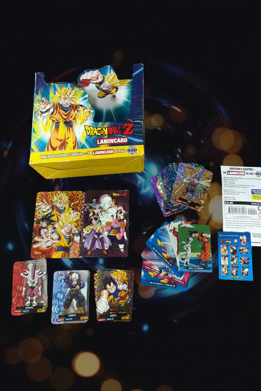 Dragon Ball Z Lamincard – Lotto Completo (Box + Bustine + Carte)