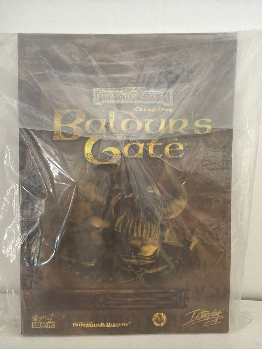 Baldur’s Gate Originale Per Pc, Edizione Italiana Interplay/bioware. Completo Di 5 Cd
