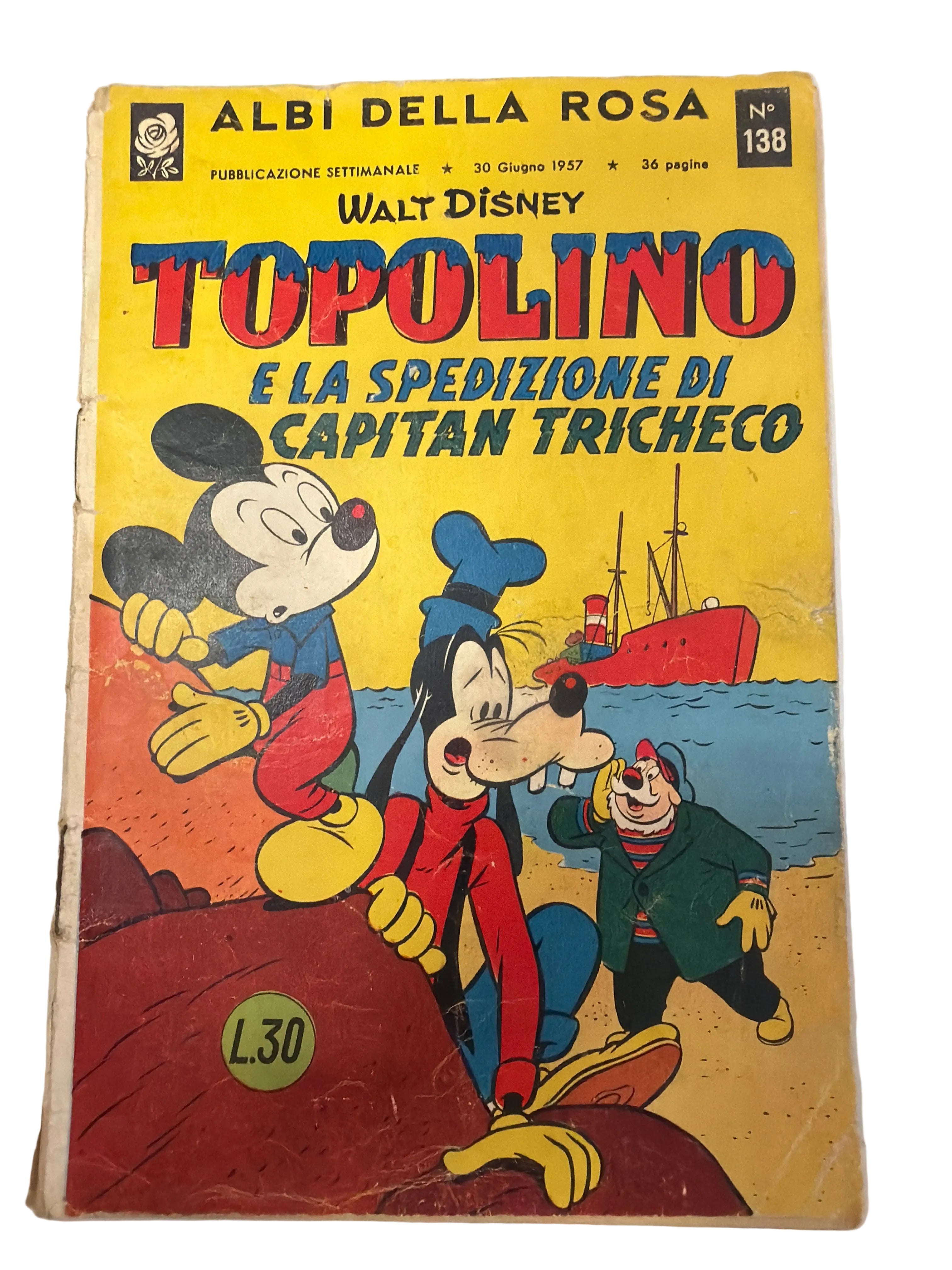 Albi Della Rosa Topolino N.138 Giugno 1956