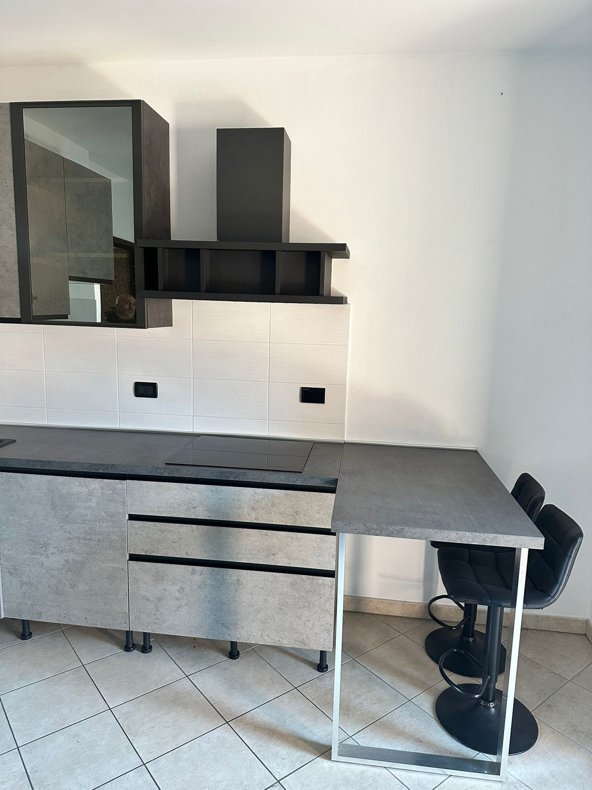 Cucina Angolare Grigia