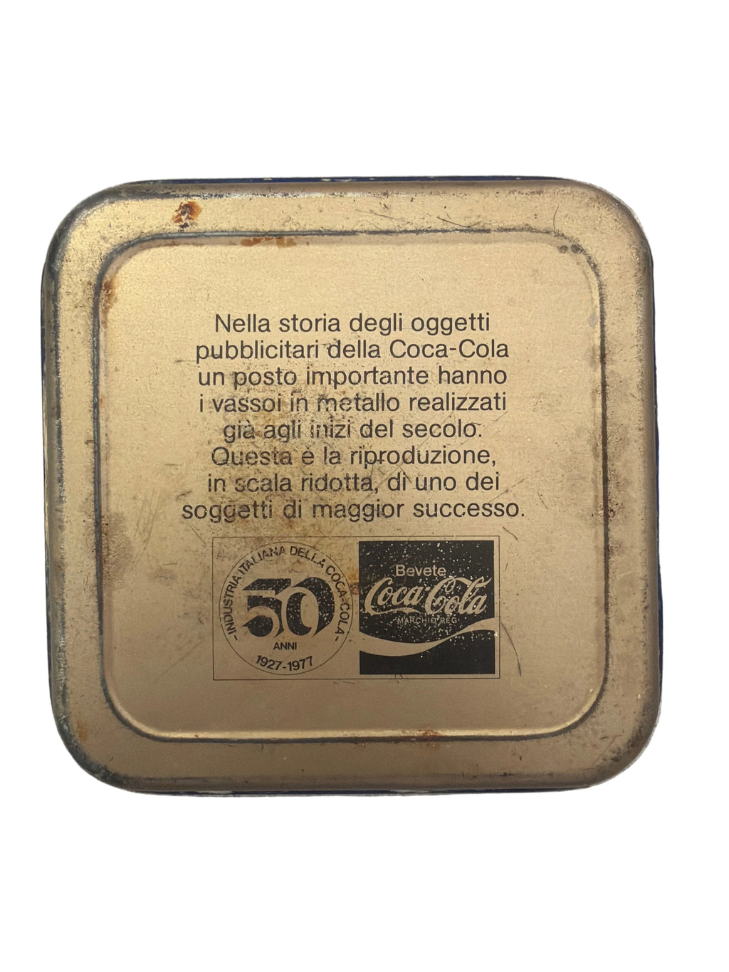 Piccolo Vassoio In Metallo Coca-cola