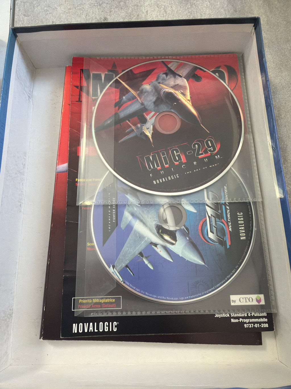 Novalogic F-16 Cto Big Box Completo
