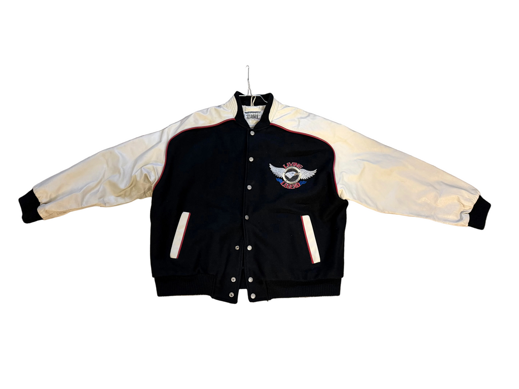 Bomber Varsity Dallas Premium Leather – "Living Legend" Vintage USA