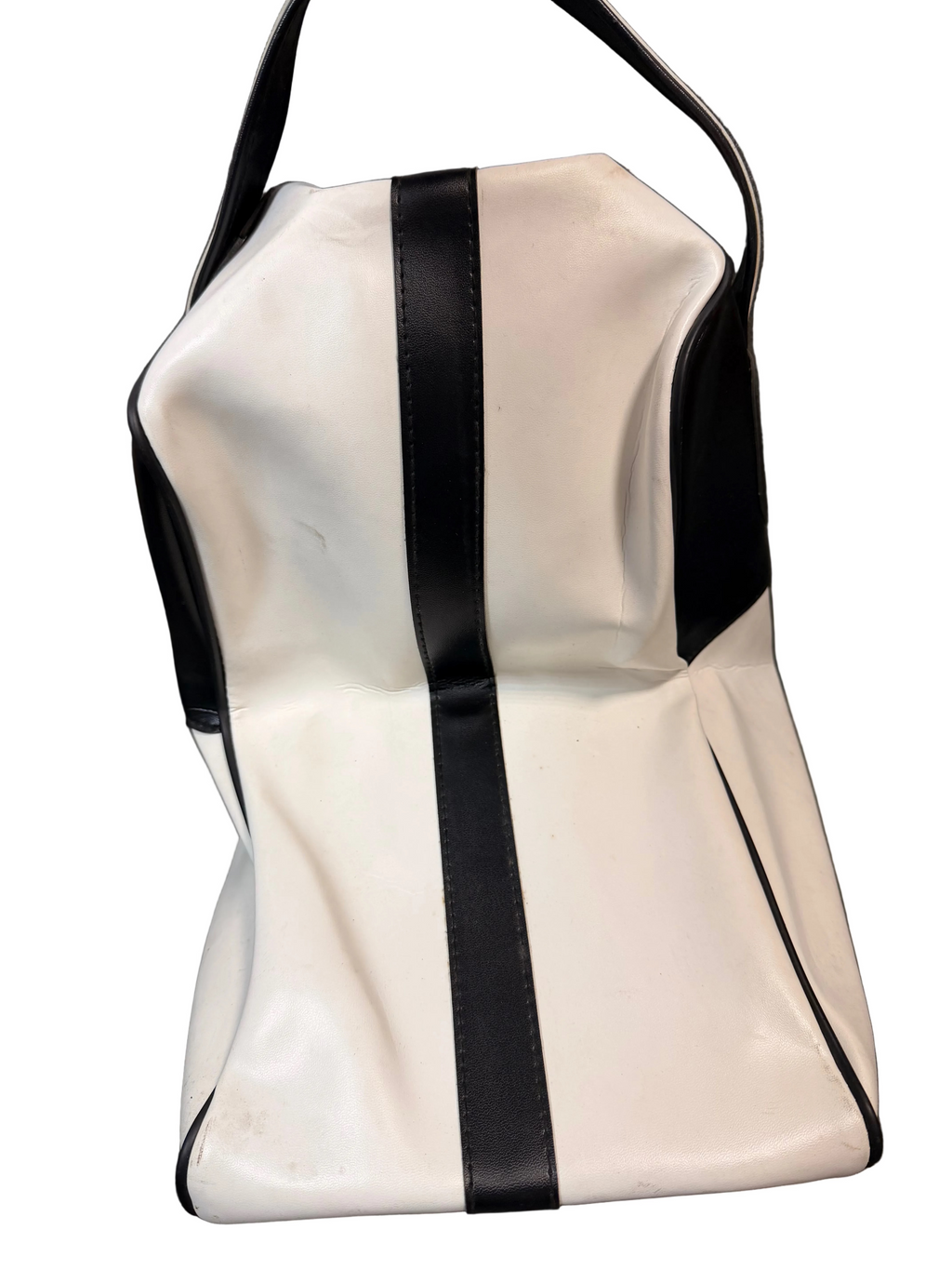 Borsa Porta Scarponi Bianco e Nero — Seconda Mano