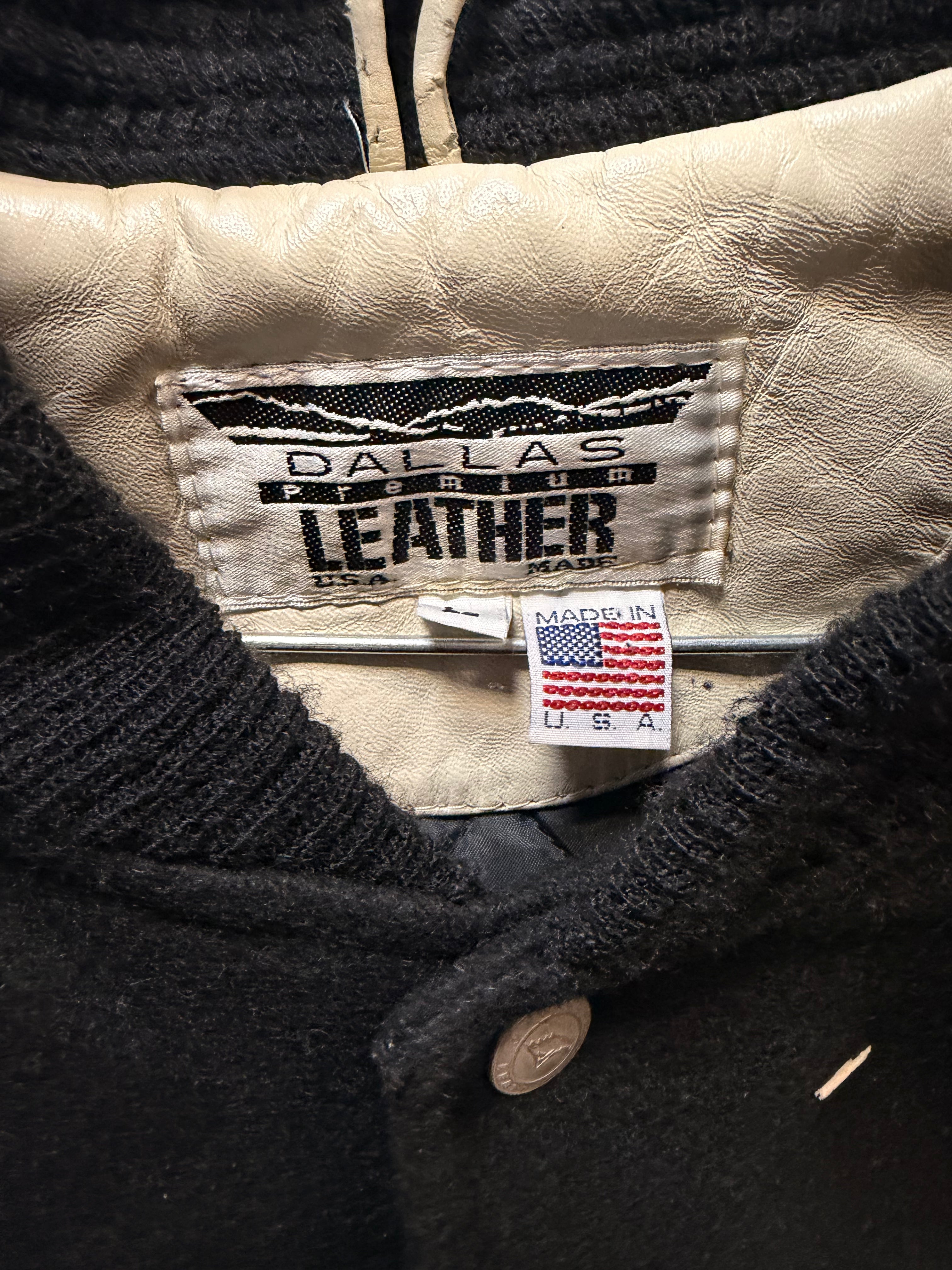 Bomber Varsity Dallas Premium Leather – "Living Legend" Vintage USA