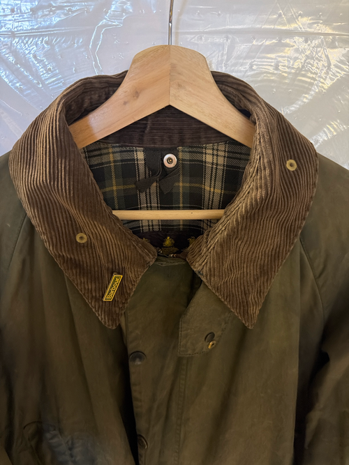 Barbour Gamefair – Giacca Cerata Vintage Taglia C46/117cm