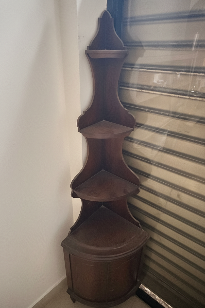 Angoliera in Legno Vintage – 200x40cm