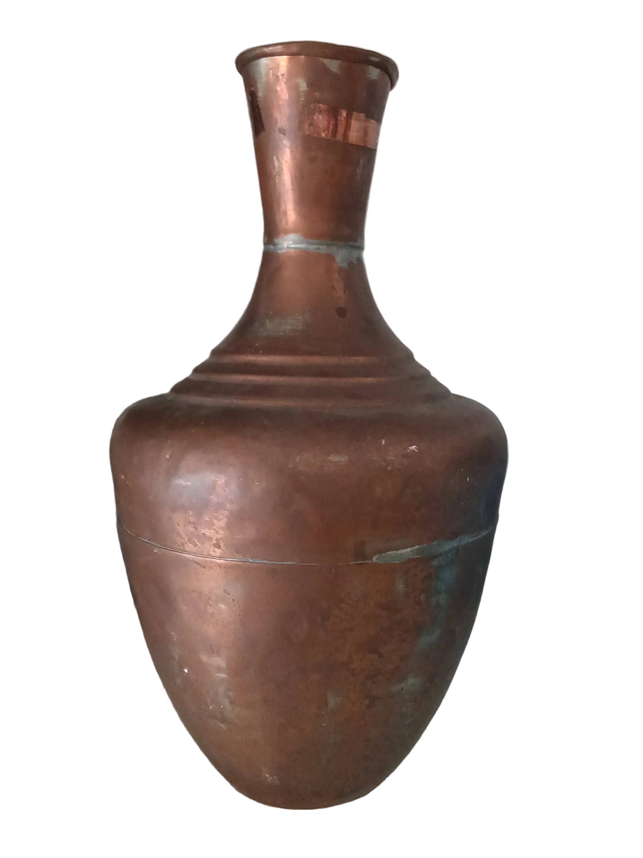 Vaso In Metallo Ramato